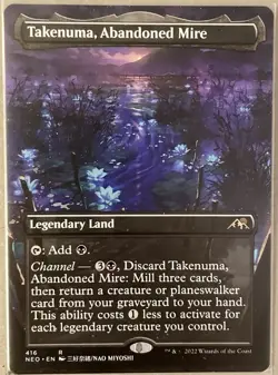 Takenuma, Abandoned Mire (Borderless) Kamigawa: Neon Dynasty Regular - Image 1