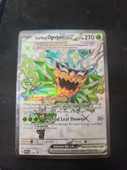 Teal Mask Ogerpon ex (166/236) Scarlet & Violet Black Star Promos NM HOLO - Image 1
