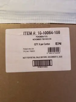 Pokemon TCG Mega Kangaskhan ex COLLECTION BOX CASE Factory Sealed 6 Boxes - Image 2