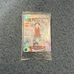 One Piece Monkey D. Luffy US Voyage College Basketball Card Rutgers 1/23 IN HAND - Image 1