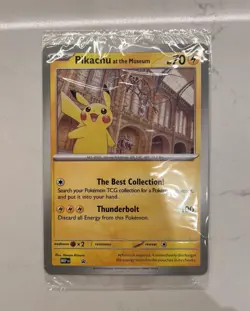 Pokemon TCG Pikachu At The Museum Jumbo Pokemon Card plus Ecology of Pokemon - Image 3