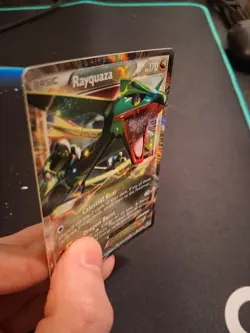 Pokemon TCG Rayquaza EX BW Dragons Exalted Holofoil Card 85/124 Ultra Rare - Image 2