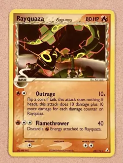 Rayquaza | 26/110 | Delta Species | Non Holo Rare | 2006 | Pokemon Card TCG | MP - Image 1