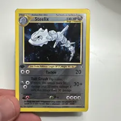 Steelix 15/111 1st Edition Neo Genesis Holo Rare Pokemon Card MP WOTC TCG - Image 1