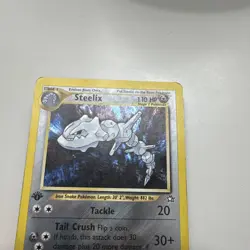 Steelix 15/111 1st Edition Neo Genesis Holo Rare Pokemon Card MP WOTC TCG - Image 2