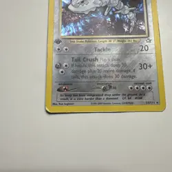 Steelix 15/111 1st Edition Neo Genesis Holo Rare Pokemon Card MP WOTC TCG - Image 3