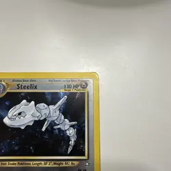 Steelix 15/111 1st Edition Neo Genesis Holo Rare Pokemon Card MP WOTC TCG - Image 5