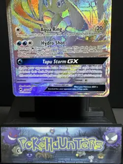 Pokemon Card Tapu Fini GX 152/147 Burning Shadows Secret Rainbow Rare L/P 1 - Image 3