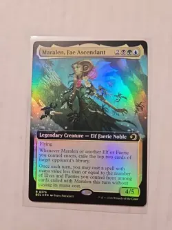 Maralen, Fae Ascendant (Extended Art/Foil) - Lorwyn Eclipsed - NM Rare Creature - Image 1