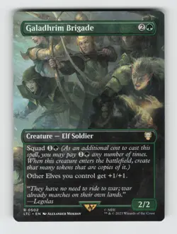 Galadhrim Brigade (Borderless)*Non-Foil* LTC 502 NM - Image 1