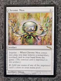 Chrome Mox Magic the Gathering Mirrodin Mint Never played .............(DS3D1L1) - Image 1