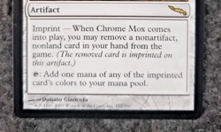 Chrome Mox Magic the Gathering Mirrodin Mint Never played .............(DS3D1L1) - Image 5