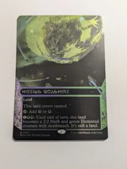 MTG Hissing Quagmire (Borderless) (Galaxy Foil) EOS #109 Rare Stellar Sights - Image 1