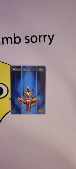 MTG ALTER: Maelstrom Wanderer, by Mr Felt Alters. Full art alter - Image 1