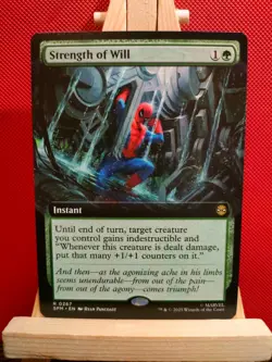Strength of Will (Extended Art) - Marvel's Spider-Man - NM - MTG - Image 1