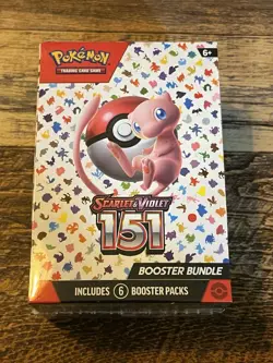 POKEMON TCG SCARLET & VIOLET 151 BOOSTER BUNDLE BOX FACTORY SEALED NEW - 6 PACKS - Image 1