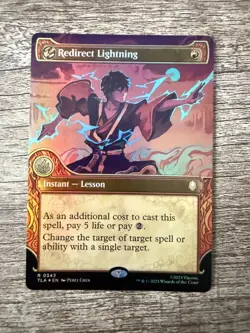 Redirect Lightning (Showcase) Avatar: The Last Airbender Foil - Image 1