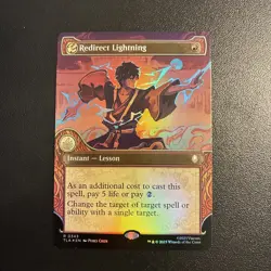 Redirect Lightning FOIL (Showcase) MTG Avatar: The Last Airbender 0343 - Image 1
