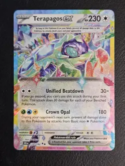 Terapagos ex - 128/142 - Pokemon Stellar Crown Double Ultra Rare NM - Image 2
