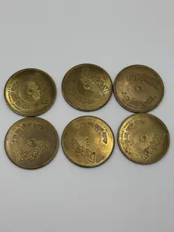 1999 VINTAGE POKEMON BATTLING COIN GAME LOT Of 6. CHARIZARD - Image 2