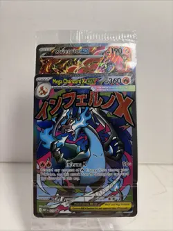 Mega Charizard X ex 023 MEP: Mega Evolution Promo Sealed w/ Oricorio SIR Pokemon - Image 1
