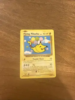 Pokemon TCG Flying Pikachu 25/53 Wizards Black Star Promos - Image 1