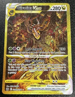 Pokemon Giratina VSTAR Secret Rare Full Art Holo Crown Zenith GG69/70 - Image 1