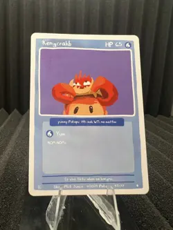 Kingler (Kengcrahb) 42/77 - PokePu V2 Fan Art - Pokemon NM - Image 1