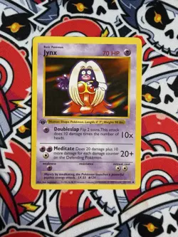 1st Edition Jynx 031/102 Base Set (Shadowless) Pokemon TCG 1999 WOTC INK ERRORS - Image 1