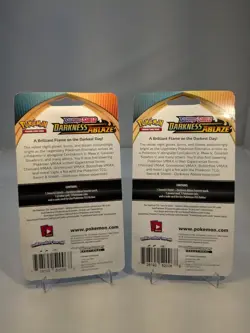 Pokemon Sword & Shield Darkness Ablaze Pikachu Hatenna Checklane Blister Pack - Image 2