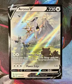 Arceus V SWSH204 SWSH: Sword & Shield Promo Pokemon Card Holo Full Art NM - Image 1
