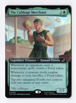 The Cabbage Merchant (Extended Art Foil) MTG Avatar Last Airbender Eternal-Legal - Image 1