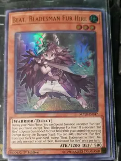 Yu-Gi-Oh! TCG Beat, Bladesman Fur Hire 2019 Gold Sarcophagus Tin Mega Pack MP19. - Image 1