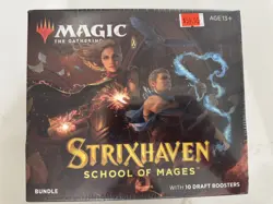 MTG Magic Strixhaven Bundle - Factory Sealed - 10 Booster Packs + Extras 630509959129 - Image 1
