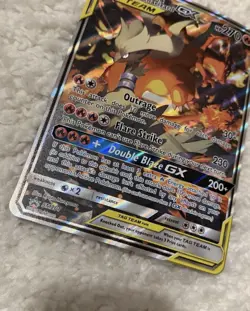Reshiram & Charizard GX SM201 Sun & Moon Tag Team Black Star Promo Pokemon LP - Image 3