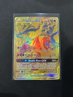 Reshiram & Charizard GX Full Art SM247 Pokemon TCG Black Star Promo NM - Image 1