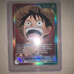 Monkey.D.Luffy (001) (Alternate Art) OP13-001 Carrying On His Will Foil - Image 1