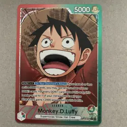 Monkey.D.Luffy (001) (Alternate Art) OP13-001 Carrying On His Will Foil - Image 3