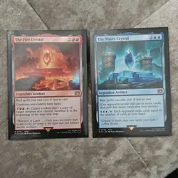 The Fire Crystal AND the Water Crystal - MTG Final Fantasy - Rare - non foil - Image 1