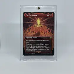 MTG Final Fantasy English The Fire Crystal Borderless 0337 Non-Foil - Image 1