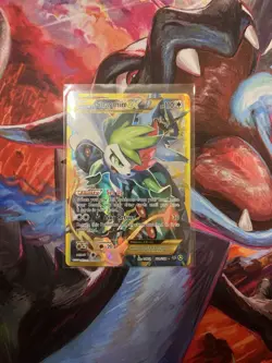 Pokemon TCG Shaymin EX 77a/108 Alternate Full Art Gold XY Roaring Skies NM - Image 1