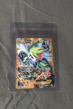 NM Pokemon TCG Shaymin EX 77a/108 Alternate Full Art, Gold XY Roaring Skies - Image 1