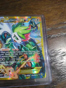 Pokemon TCG Shaymin EX 77a/108 Ultra Rare Alternate Art Promo - LP - Image 2