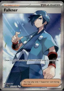 Pokemon TCG Paldea Evolved Falkner 251/193 Ultra Rare NM - Image 1