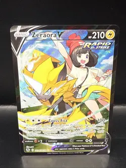 Pokemon Zeraora v TG16/TG30 SWSH12 Sword & Shield Silver Tempest Trainer Gallery - Image 2