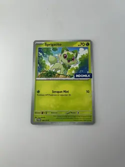 NM - Pokemon Indonesia Sprigatito 192/SV-P Indomilk Kids Promo - Image 1