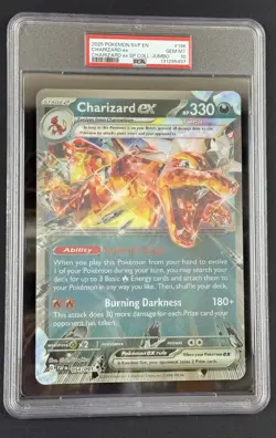 PSA 10 JUMBO Charizard ex Lenticular 2025 Pokemon Special Collection SVP EN #196 - Image 1