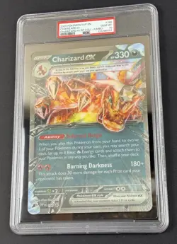 PSA 10 JUMBO Charizard ex Lenticular 2025 Pokemon Special Collection SVP EN #196 - Image 2