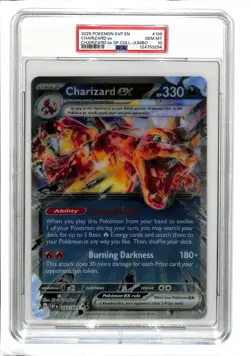 2025 Pokemon SVP EN Charizard ex Special Collection Jumbo #196 PSA 10 - Image 1