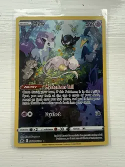 Pokemon Mew TCG Card Crown Zenith Galarian Gallery GG10/GG70 - Image 1